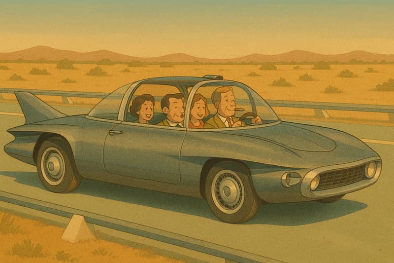 Selvkjørende bil i 1976